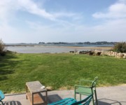 vue de la terrasse gite kuzheol